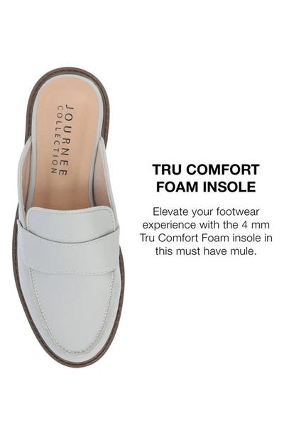 Journee Collection Miycah Lug Sole Platform Mule In Grey