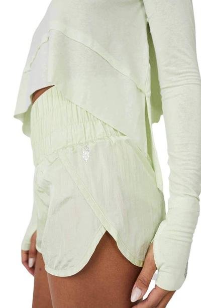 Shop Fp Movement The Way Home Shorts In Whipped Lime
