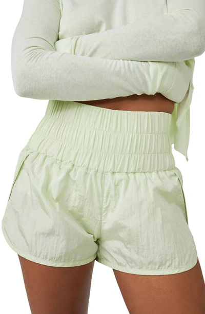 Shop Fp Movement The Way Home Shorts In Whipped Lime