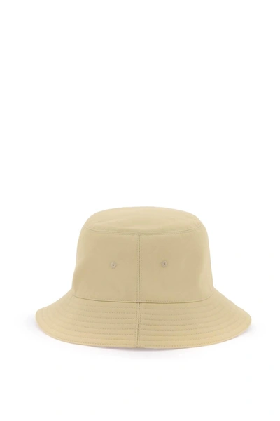 Shop Burberry Cotton Blend Reversible Bucket Hat