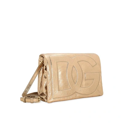 Shop Dolce & Gabbana Cracle Shoulder Bag