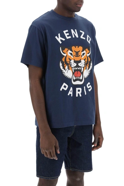 Shop Kenzo Lucky Tiger Crew Neck T Shirt