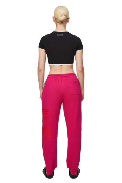 Vtmnts International Printed Sweatpants In Hot Pink / Red