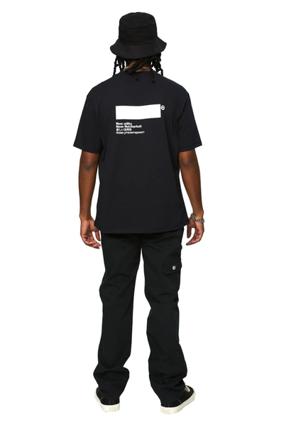 Shop Affxwrks Standardised Cotton T-shirt In Deep Black