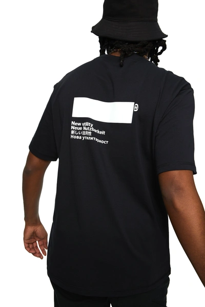 Shop Affxwrks Standardised Cotton T-shirt In Deep Black