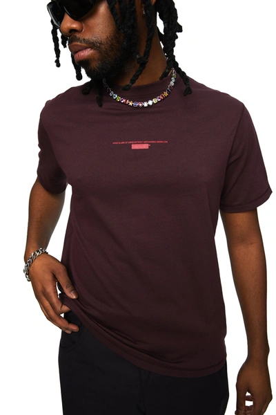 Shop Affxwrks Slab T-shirt In Crimson
