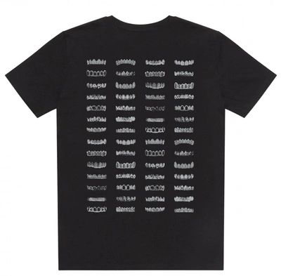 Idea Books Mouth Full Of Golds T­-shirt (black) In Black/white/silver Screenprint