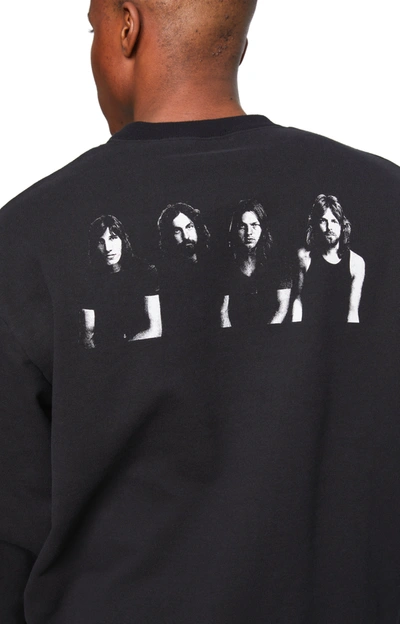 Shop Undercover Pink Floyd Logo Sweatshirt In Black