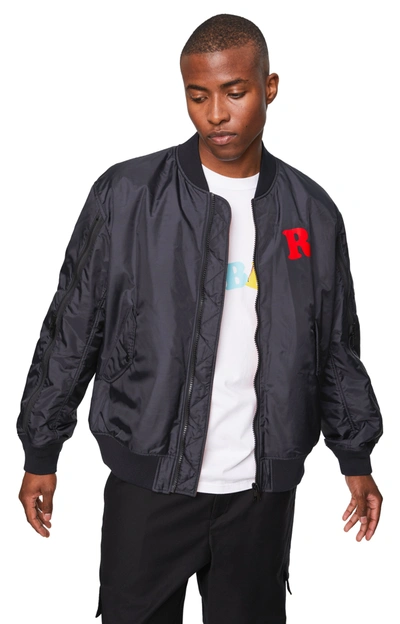 Shop Undercover Rebel Bomber Jacket In Black