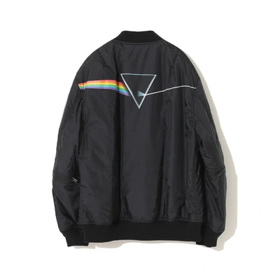 Shop Undercover Dark Side Of The Moon Bomber Jacket In Black