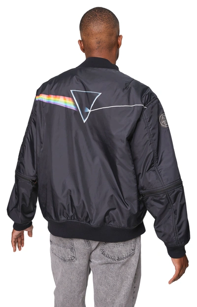 Shop Undercover Dark Side Of The Moon Bomber Jacket In Black