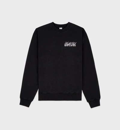 Shop Sporty And Rich Made In Usa Crewneck In Black/white