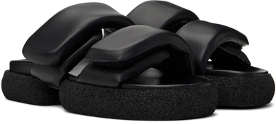 Dries Van Noten Slip On Sandals W/ Platform In Black