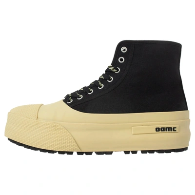 Shop Oamc Exped High Sneakers In Yellow