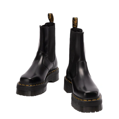 Shop Dr. Martens' 2976 Hi Quad Squared Boots In Black