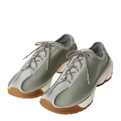 Shop Our Legacy Klove Leather Sneakers In Grey
