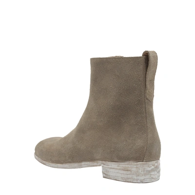 Our Legacy Michaelis Suede Boot In Champagne