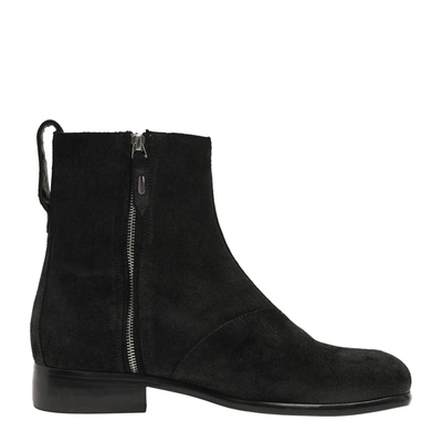 Shop Our Legacy Michaelis Suede Boot In Black