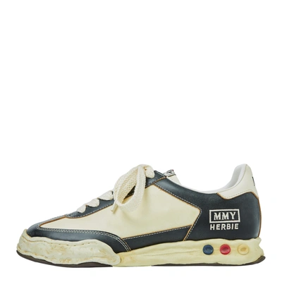 Miharayasuhiro Harbie Low Top Sneakers In Black/white