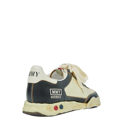 Miharayasuhiro Harbie Low Top Sneakers In Black/white