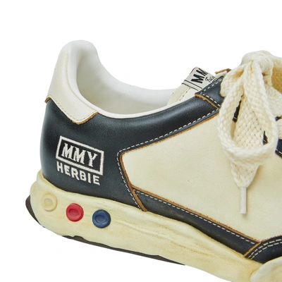 Miharayasuhiro Harbie Low Top Sneakers In Black/white