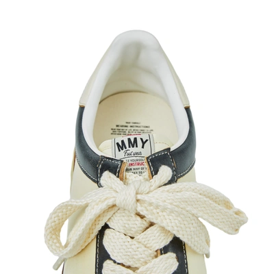 Shop Miharayasuhiro Harbie Low Top Sneakers In Black/white