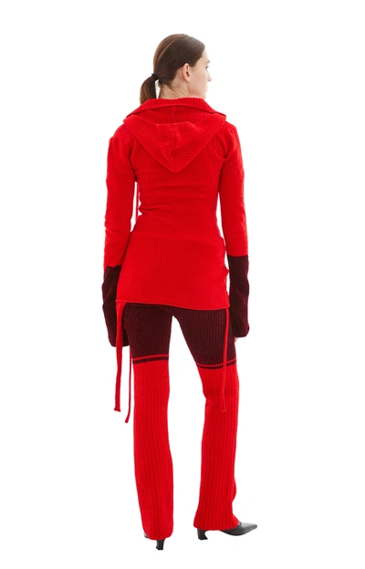 Ottolinger Knit Cardigan In Red