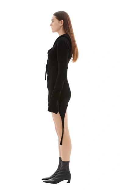 Shop Ottolinger Knit Cardigan In Black