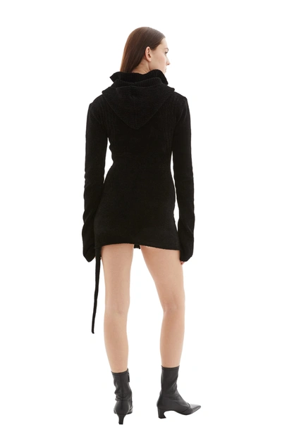 Shop Ottolinger Knit Cardigan In Black