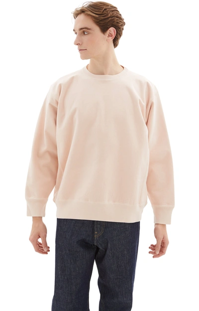Shop Auralee Super Milled Sweatshirt In Pink