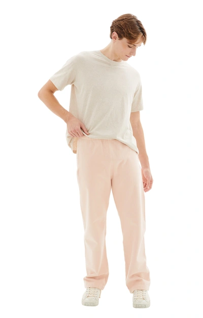 Shop Auralee Super Milled Sweatpants In Pink