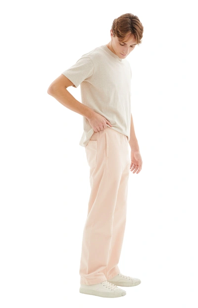 Shop Auralee Super Milled Sweatpants In Pink