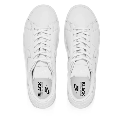 Comme Des Garcons Black Cdg X Nike Tennis Womens Sneakers In White