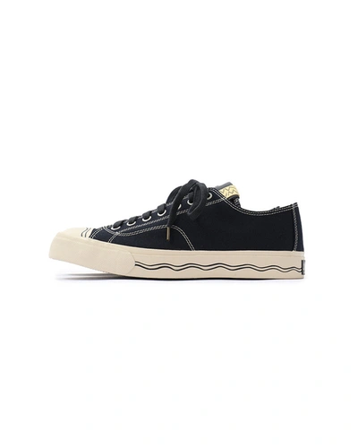 Shop Visvim Seeger Lo Sneakers In Black