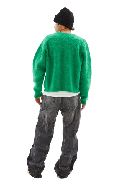 Shop Saint Michael Sm Mohair Cardigan In Green