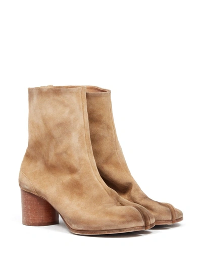 Shop Maison Margiela Tabi Ankle Boot H60 In T2279 Medal Bronze