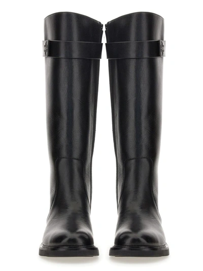 Shop Tory Burch Leather Boot In Black
