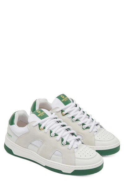 Shop Greats Cooper Sneaker In Blanco Green