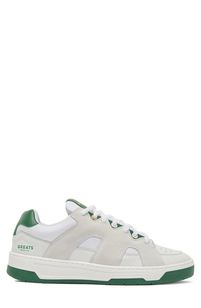 Shop Greats Cooper Sneaker In Blanco Green