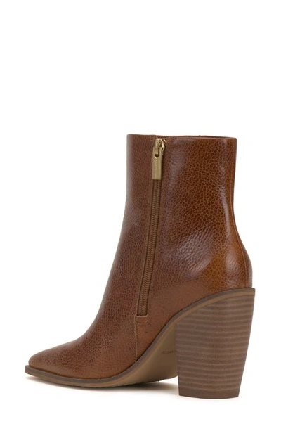 Shop Vince Camuto Allie Bootie In Golden Walnut