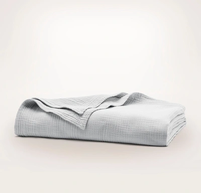 Shop Boll & Branch Organic Dream Bed Blanket In Sky