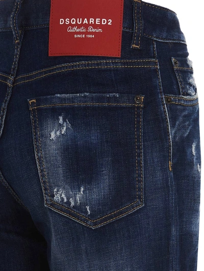 Shop Dsquared2 'boston' Jeans In Blue