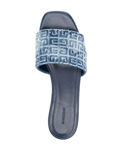 Shop Givenchy Sandals In Blue