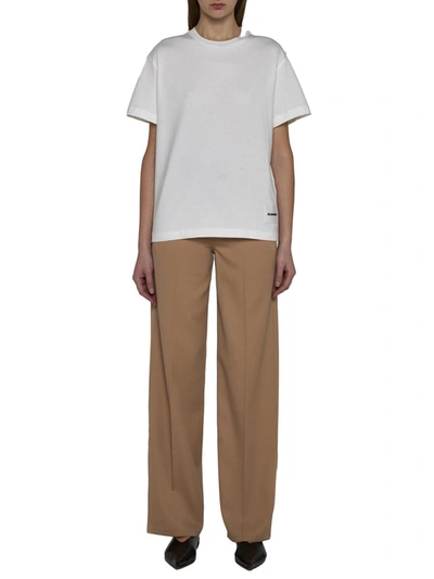 Shop Jil Sander Plus T-shirts And Polos In White