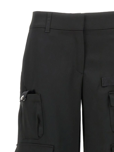 Shop Off-white 'satin Toybox Cargo' Pants In Black