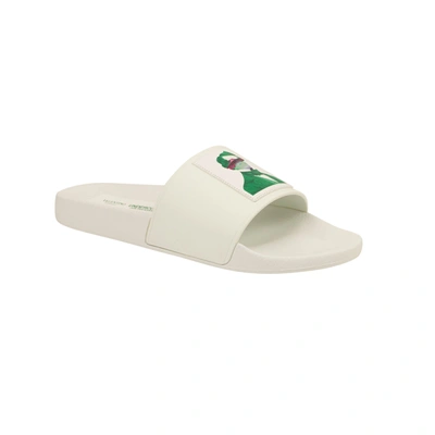 Shop Valentino Men's Ufo Face Pool Slides In Multi