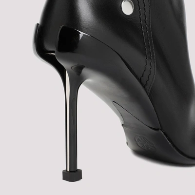 Shop Alexander Mcqueen Ankle Boot Shoes In Black