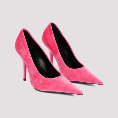 Shop Balenciaga Knife Pump Shoes In Pink & Purple