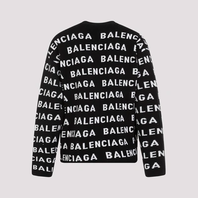 Shop Balenciaga Cardigan Sweater In Black