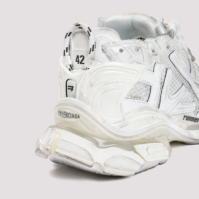 Shop Balenciaga Runner Shoes In White